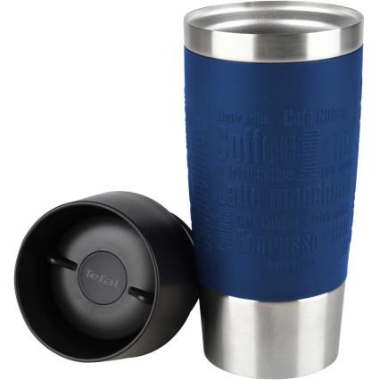 Tefal - Termostass 360 ml TRAVEL MUG roostevaba/tumesinine