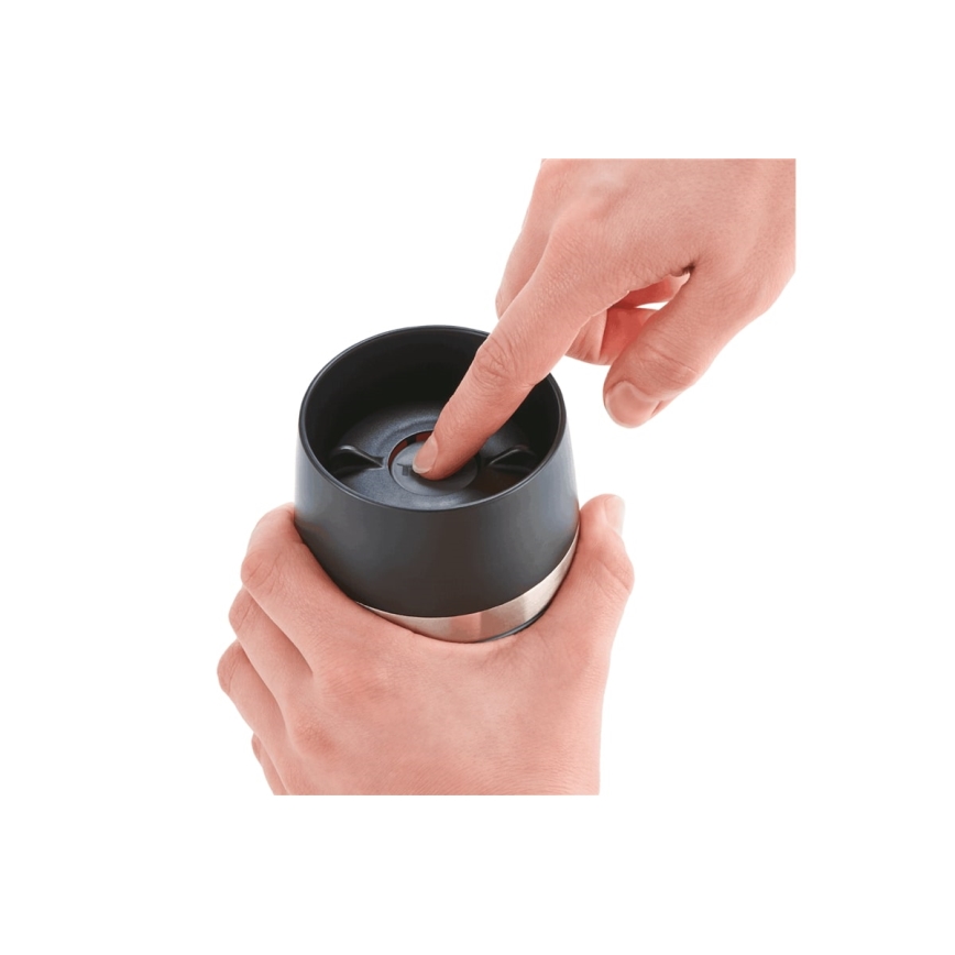 Tefal - Termostass 360 ml TRAVEL MUG roostevaba/tumesinine