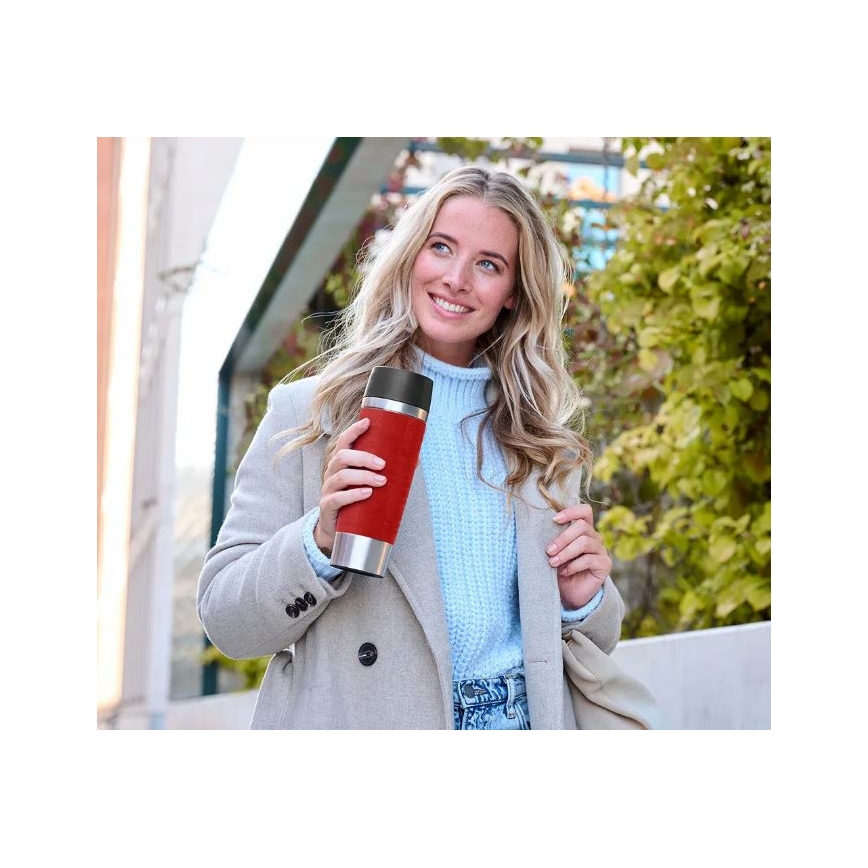 Tefal - Termostass 500 ml TRAVEL MUG roostevaba/punane