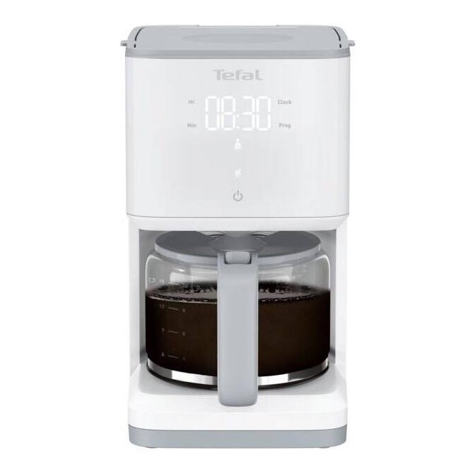 Tefal - Tilkumisfunktsiooniga kohvimasin LCD ekraaniga SENSE 1000W/230V valge