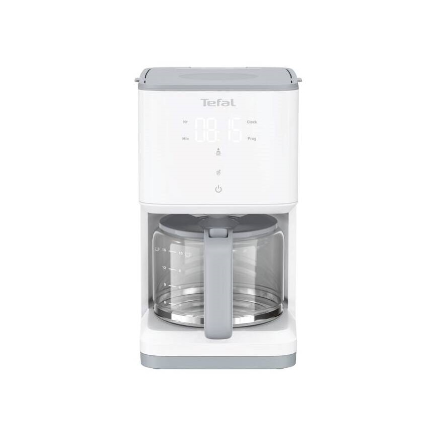 Tefal - Tilkumisfunktsiooniga kohvimasin LCD ekraaniga SENSE 1000W/230V valge