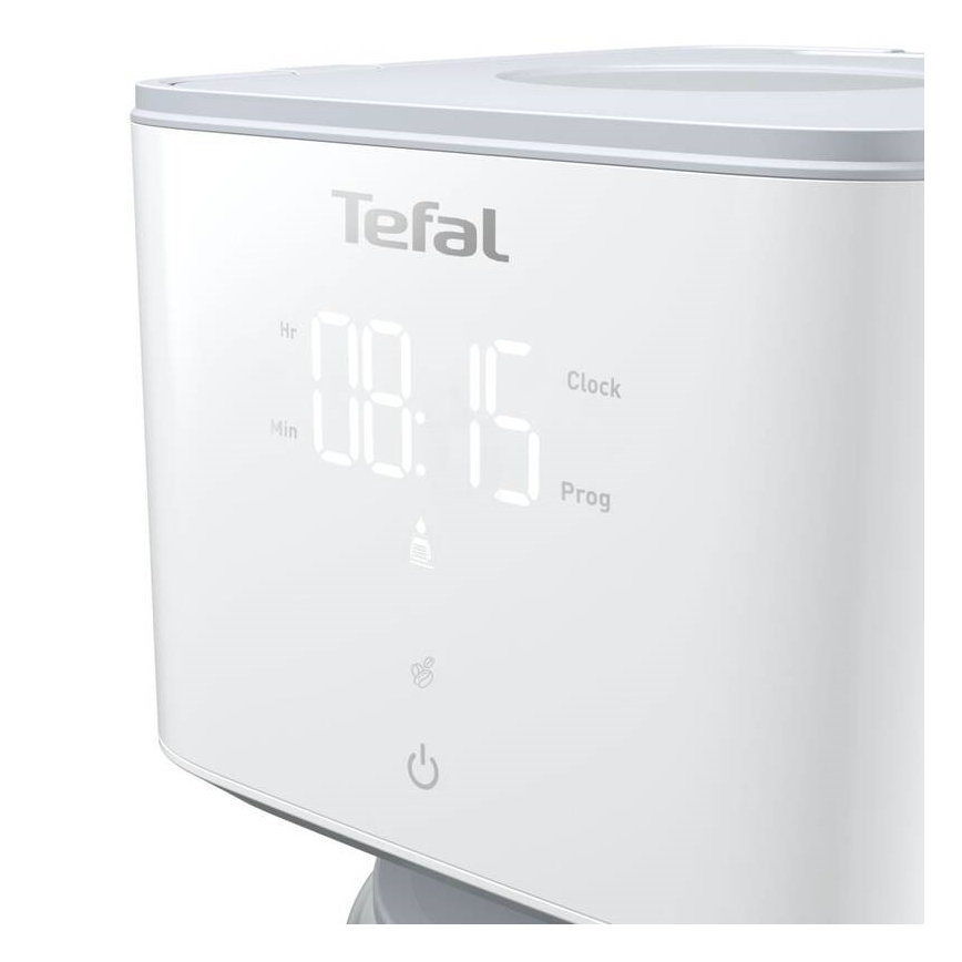 Tefal - Tilkumisfunktsiooniga kohvimasin LCD ekraaniga SENSE 1000W/230V valge