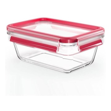 Tefal - Toiduanum 0,85 l MSEAL GLASS punane/klaas