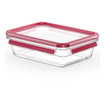 Tefal - Toiduanum 1,1 l MSEAL GLASS punane/klaas