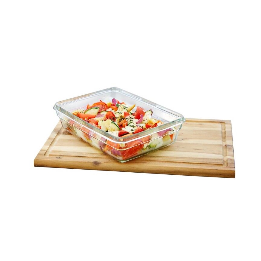 Tefal - Toidukarp 0,45 l MSEAL GLASS punane/klaas