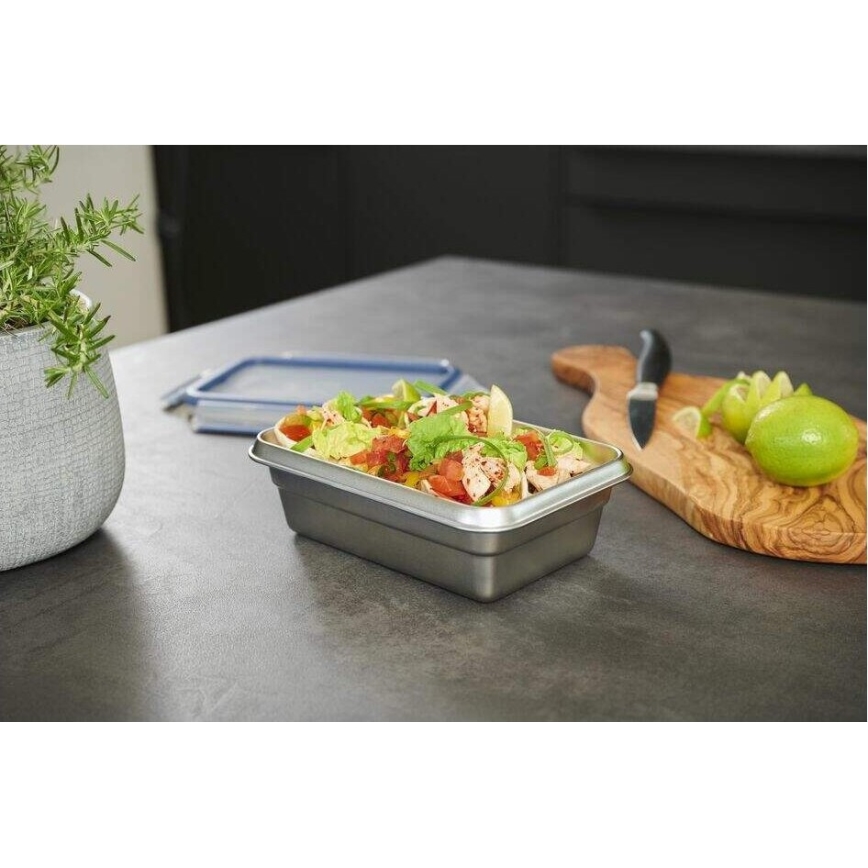 Tefal - Toidukarp 0,8 l MSEAL STEEL sinine/roostevaba