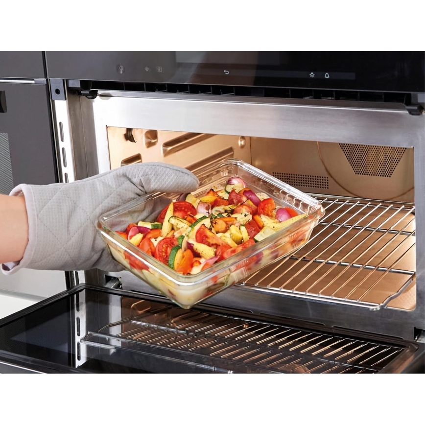 Tefal - Toidukarp 1,3 l MSEAL GLASS punane/klaas