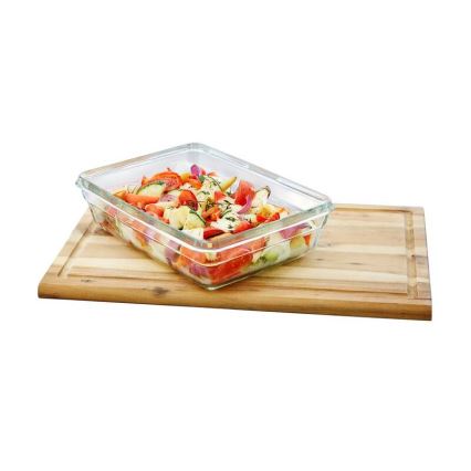 Tefal - Toidukarp 3 l MSEAL GLASS punane/klaas