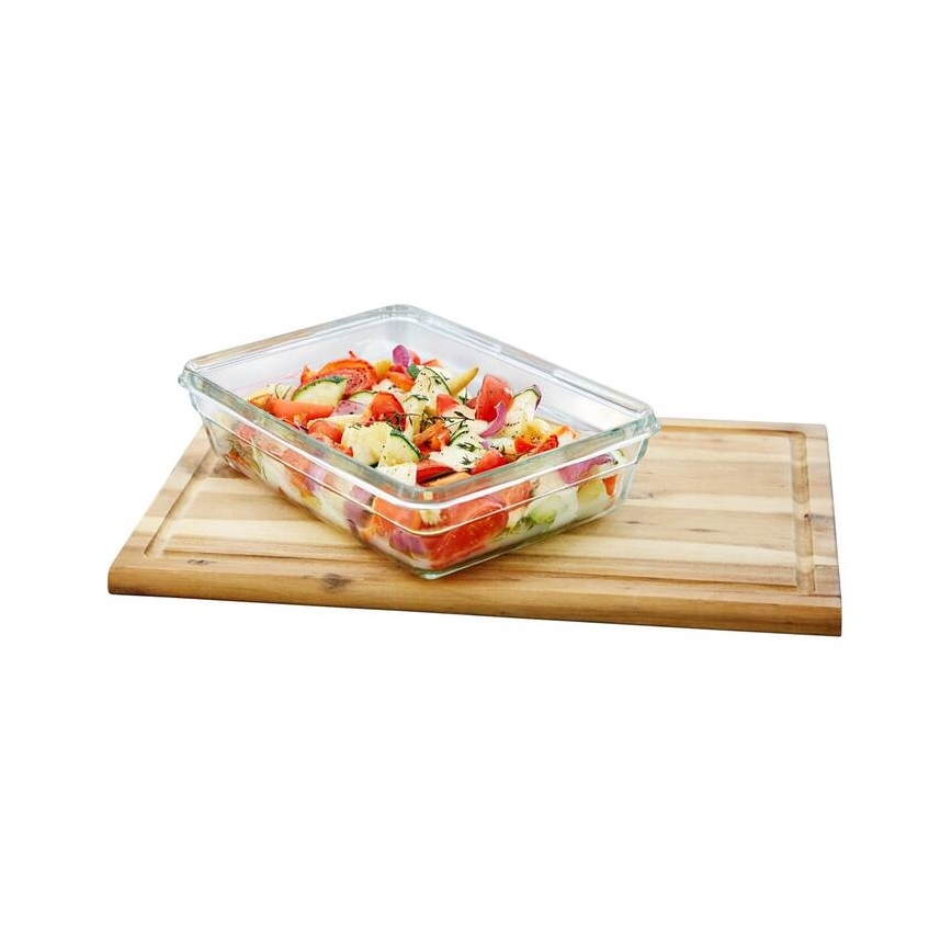 Tefal - Toidukarp 3 l MSEAL GLASS punane/klaas