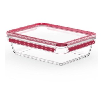 Tefal - Toidukonteiner 2 l MSEAL GLASS punane/klaas