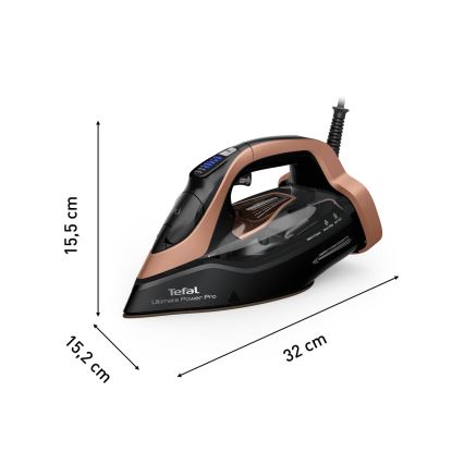 Tefal - Aurutriikraud ULTIMATE POWER 3200W/230V vaskne/must