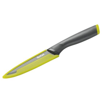 Tefal - Universaalne roostevabast terasest nuga FRESH KITCHEN 12 cm hall/roheline