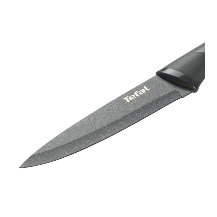 Tefal - Universaalne roostevabast terasest nuga FRESH KITCHEN 12 cm hall/roheline