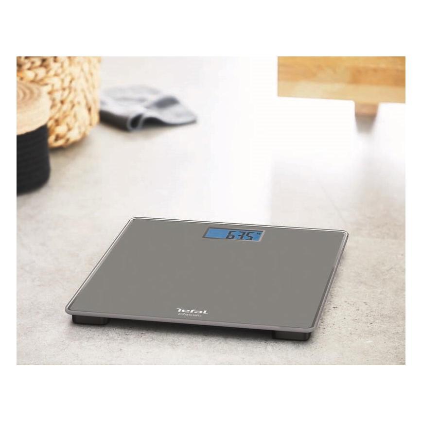 Tefal - Vannitoa kaal CLASSIC 2xAAA hall