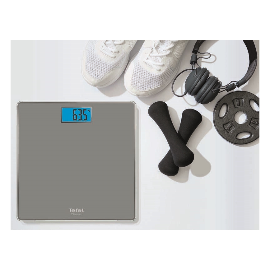 Tefal - Vannitoa kaal CLASSIC 2xAAA hall