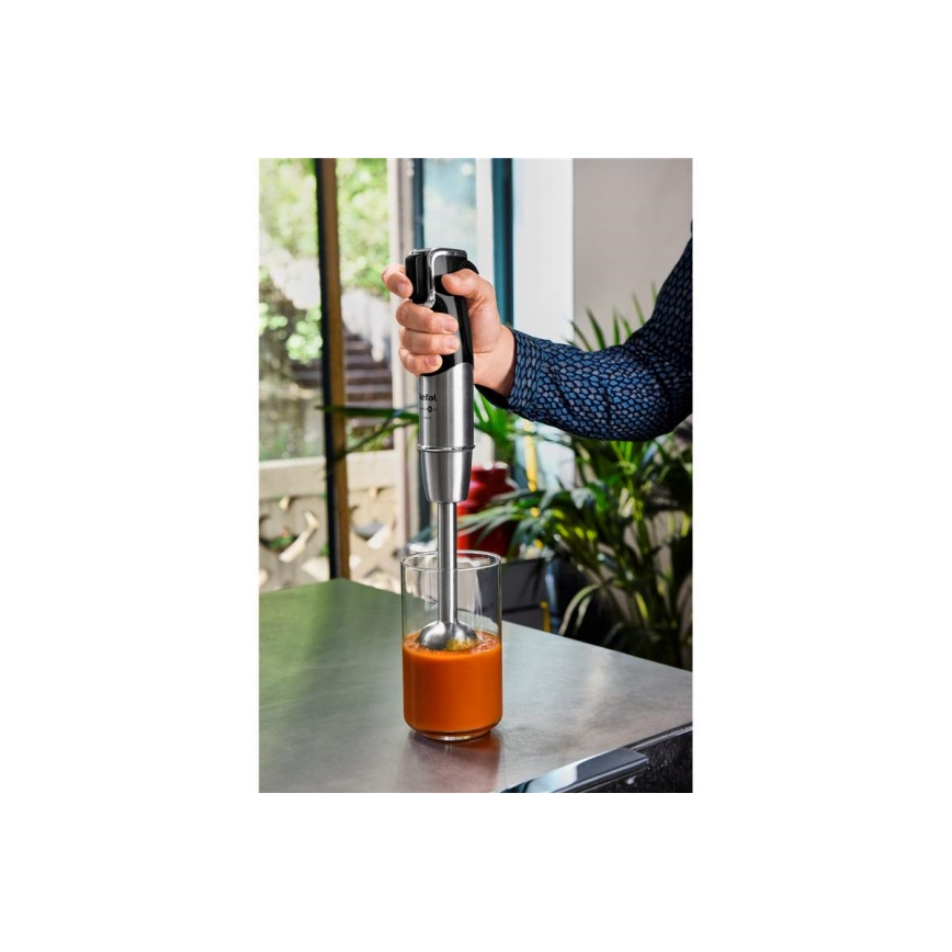 Tefal - Varsblender INFINY FORCE PRO 5-ühes 1200W/230V must/roostevaba