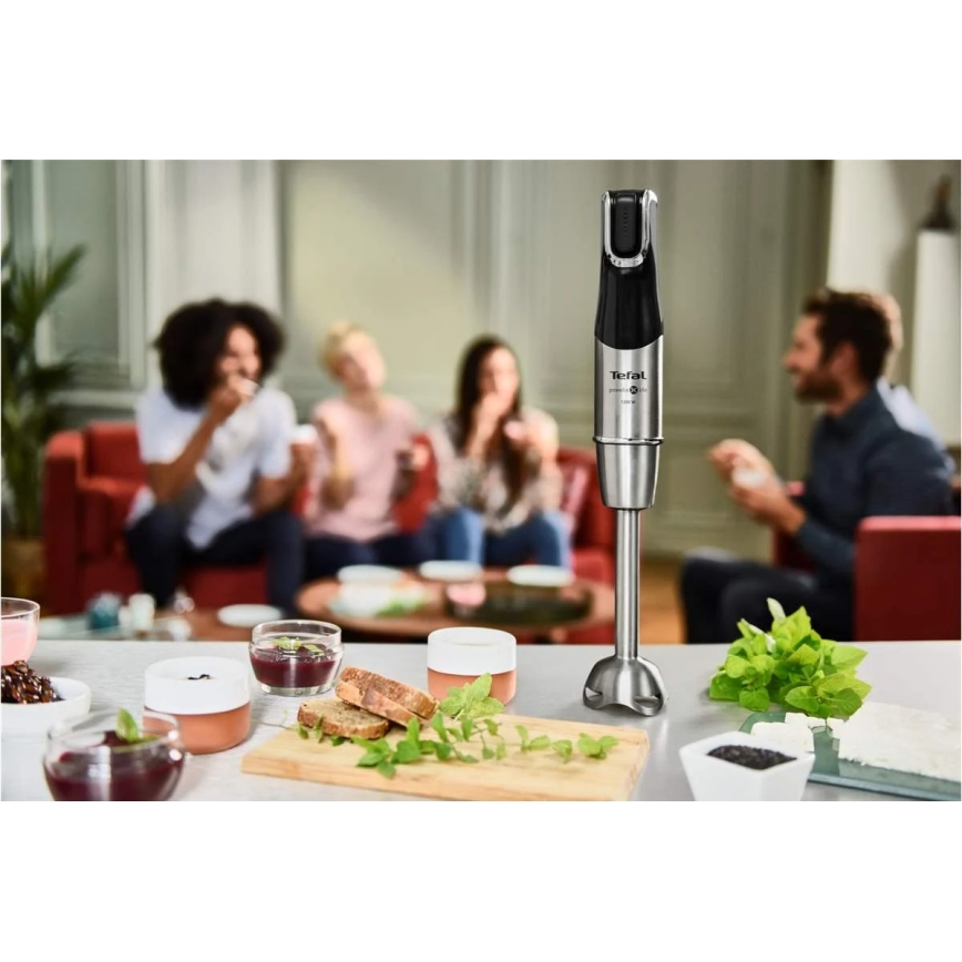 Tefal - Varsblender INFINY FORCE PRO 5-ühes 1200W/230V must/roostevaba