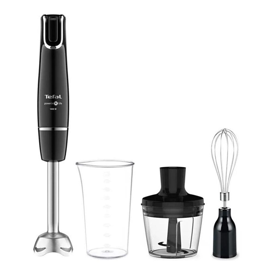Tefal - Varsblender INFINY FORCE V2 3-ühes 1000W/230V must/roostevaba