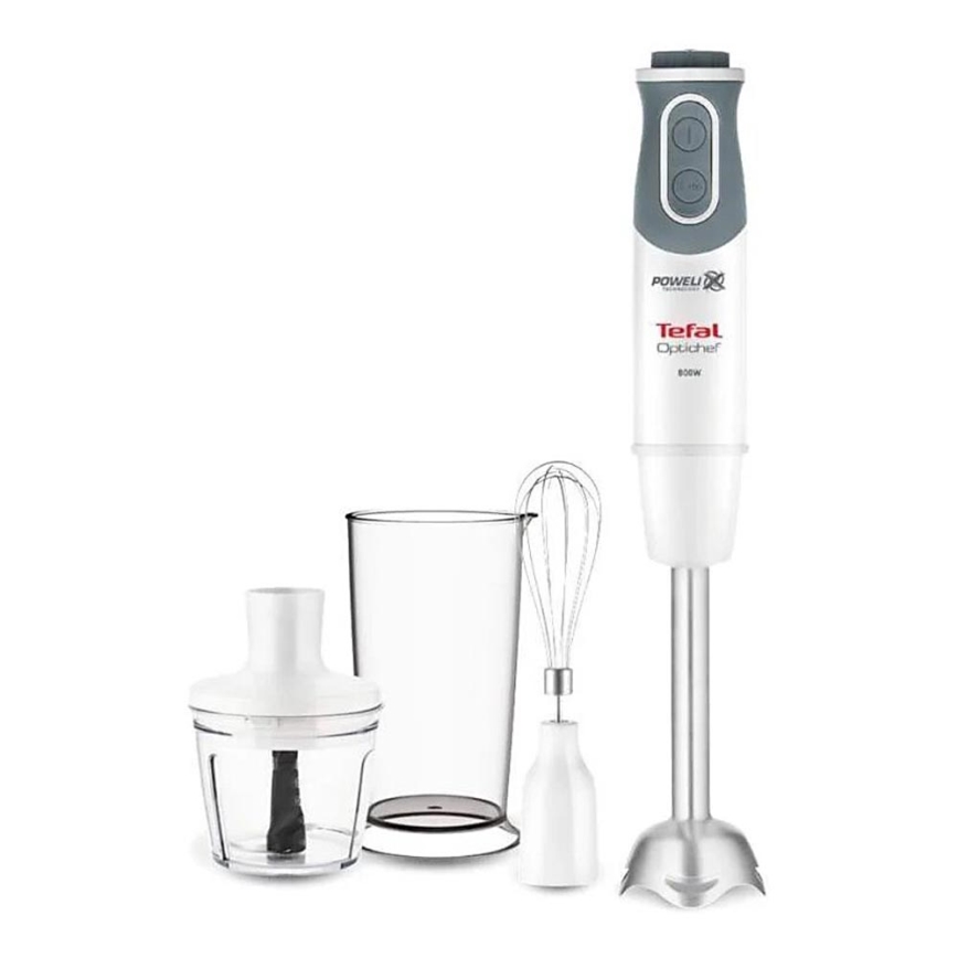Tefal - Varsblender OPTICHEF 800W/230V valge