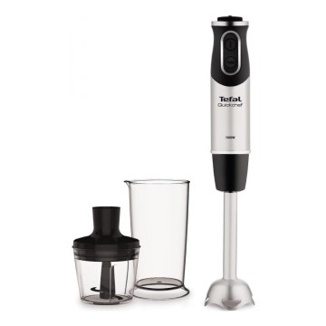 Tefal - Varsblender QUICKCHEF 2in1 1000W/230V matt kroom/must