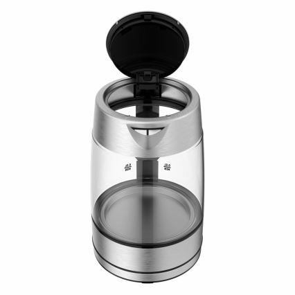 Tefal - Veekeetja GLASS 1,7 l  2200W/230V matt kroom