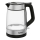 Tefal - Veekeetja GLASS 1,7l 2200W/230V must/roostevaba
