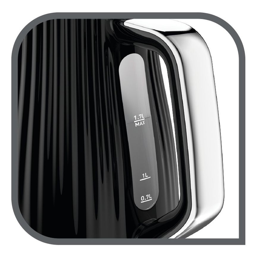 Tefal - Veekeetja LOFT 1,7 l 2400W/230V must