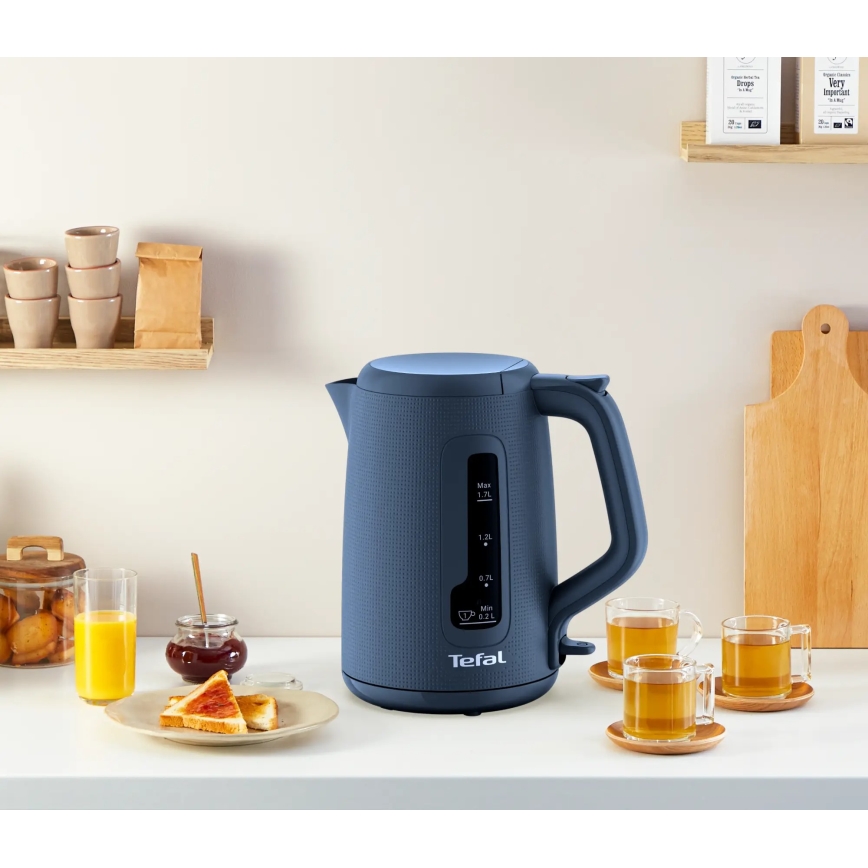 Tefal - Veekeetja MORNING 1,7 l 2400W/230V sinine