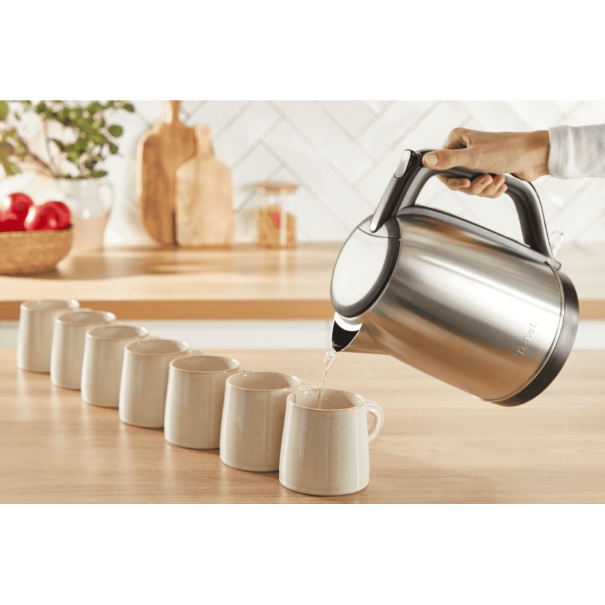 Tefal - Veekeetja SUBITO 1,7l 2400W/230V roostevaba/must