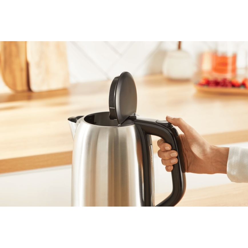 Tefal - Veekeetja SUBITO 1,7l 2400W/230V roostevaba/must