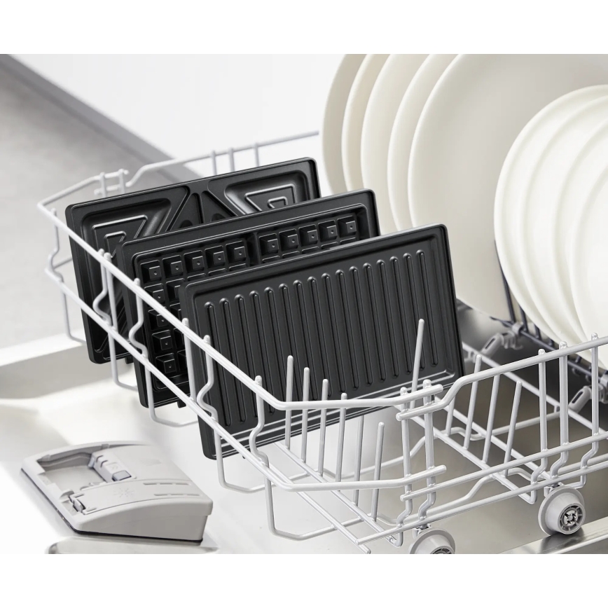 Tefal - Võileivagrill ULTRA COMPACT 3-ühes 700W/230V must/matt kroom