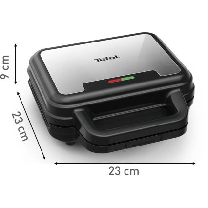 Tefal - Võileivagrill ULTRA COMPACT 3-ühes 700W/230V must/matt kroom