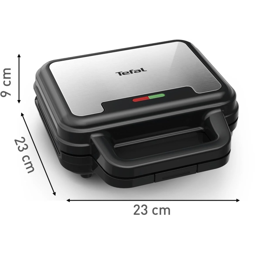 Tefal - Võileivagrill ULTRA COMPACT 3-ühes 700W/230V must/matt kroom