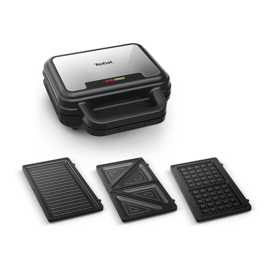 Tefal - Võileivagrill ULTRA COMPACT 3-ühes 700W/230V must/matt kroom