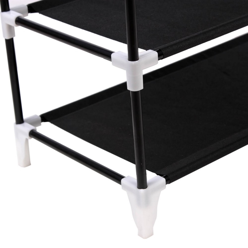 Tekstiilist hoiukapp riiulitega MATIS 58x160 cm must
