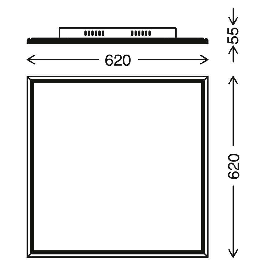 Telefunken 3010-06TF - LED Hämardatav valguspaneel LED/36W/230V 3000-6000K + kaugjuhtimispult
