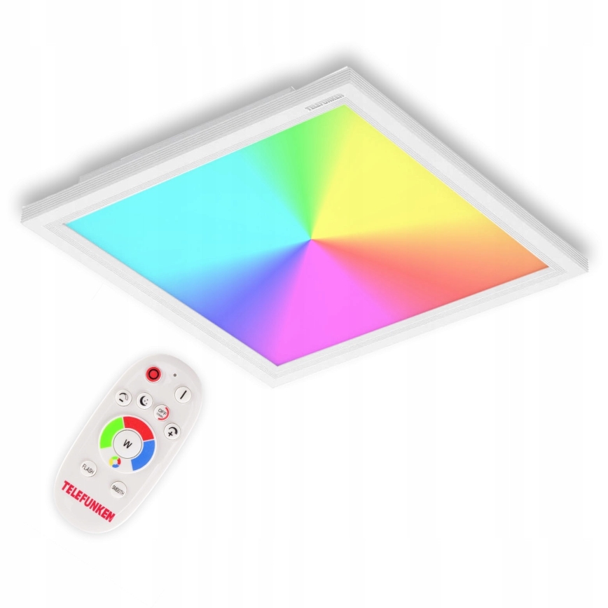 Telefunken 301506TF - LED RGBW Hämardatav valguspaneel LED/18W/230V 4000K + kaugjuhtimispult