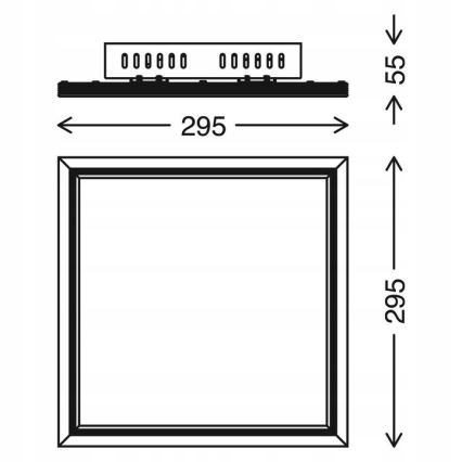 Telefunken 301506TF - LED RGBW Hämardatav valguspaneel LED/18W/230V 4000K + kaugjuhtimispult