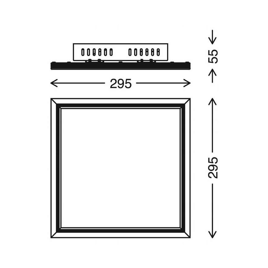 Telefunken 301506TF - LED RGBW Hämardatav valguspaneel LED/18W/230V 4000K + kaugjuhtimispult