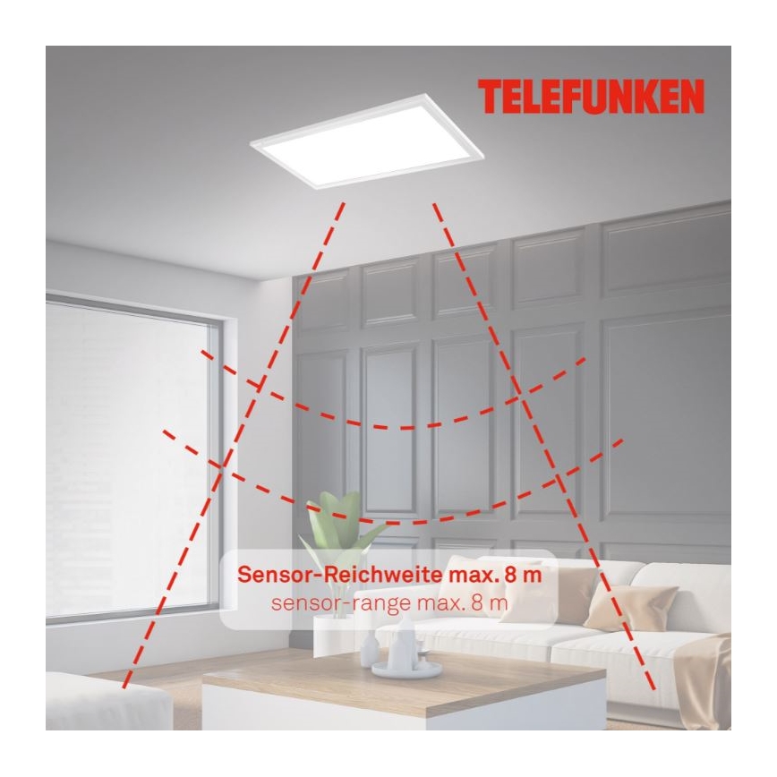 Telefunken 308706TF - LED Laevalgusti koos anduriga LED/36W/230V