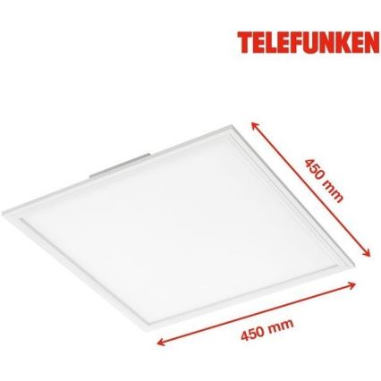 Telefunken 308806TF - LED Pinnale kinnitatav valguspaneel anduriga LED/25W/230V 4000K