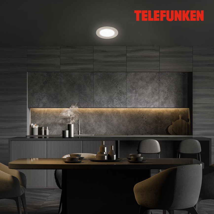 Telefunken 309302TF - LED RGBW Hämardatav süvistatav valgusti vannituppa LED/6W/230V 2700-6500K IP23 Wi-Fi Tuya