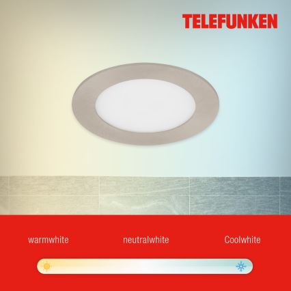 Telefunken 309302TF - LED RGBW Hämardatav süvistatav valgusti vannituppa LED/6W/230V 2700-6500K IP23 Wi-Fi Tuya
