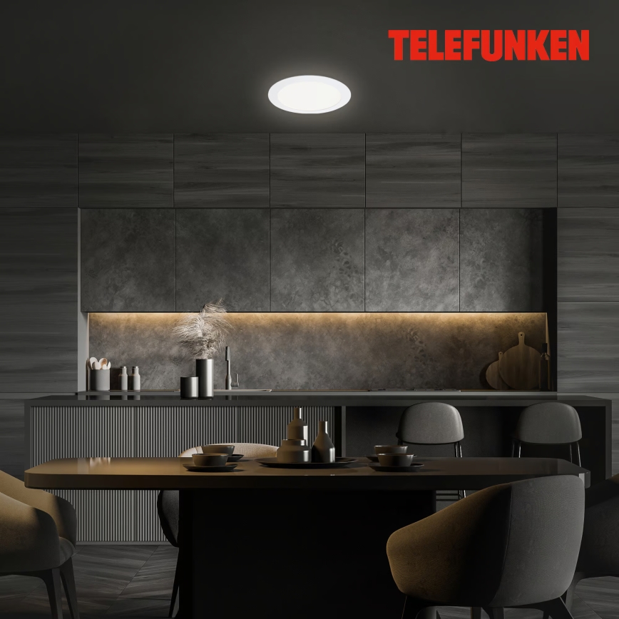 Telefunken 309406TF - LED RGBW hämardatav süvistatav laevalgusti FRAME LED/12W/230V 2700-6500K Wi-Fi Tuya valge