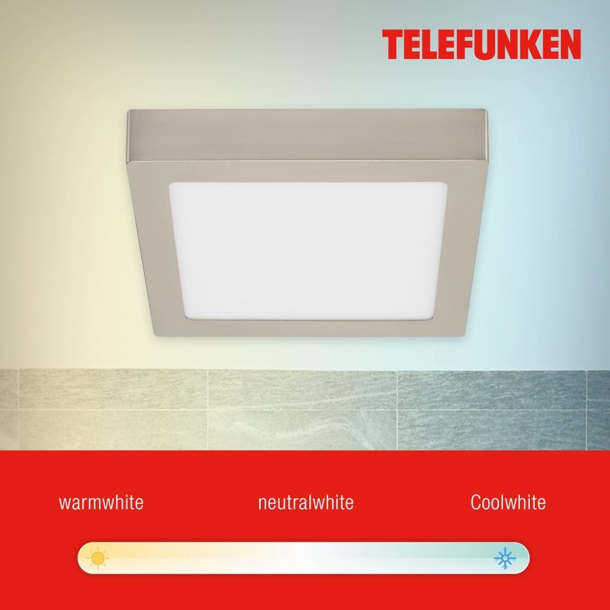 Telefunken 309602TF - LED RGB Hämardatav laevalgusti LED/18W/230V 2700-6500K Wi-Fi Tuya
