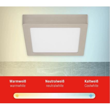 Telefunken 309702TF - RGB LED Hämardatav laevalgusti LED/23W/230V 2700-6500 Wi-Fi Tuya matt kroom