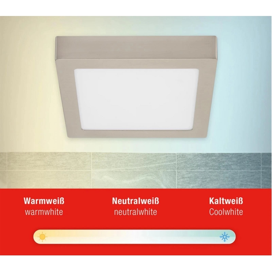 Telefunken 309702TF - RGB LED Hämardatav laevalgusti LED/23W/230V 2700-6500 Wi-Fi Tuya matt kroom