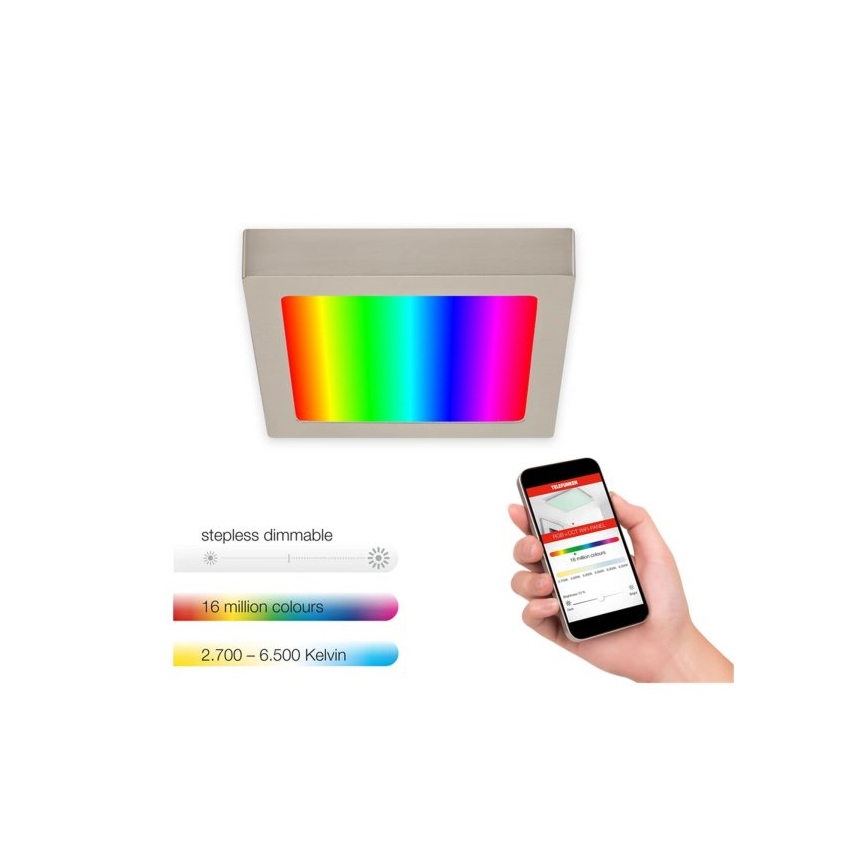 Telefunken 311002TF - LED RGB Hämardatav laevalgusti LED/12W/230V 2700-6500K Wi-Fi Tuya
