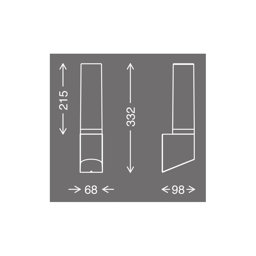 Telefunken 311305TF - LED Väli seinavalgusti LED/8W/230V IP44