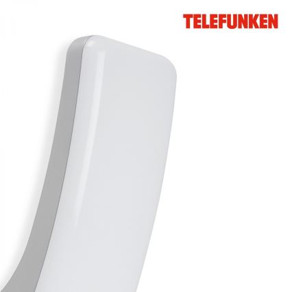 Telefunken 311604TF - LED Väli seinavalgusti LED/15W/230V IP44 hõbedane